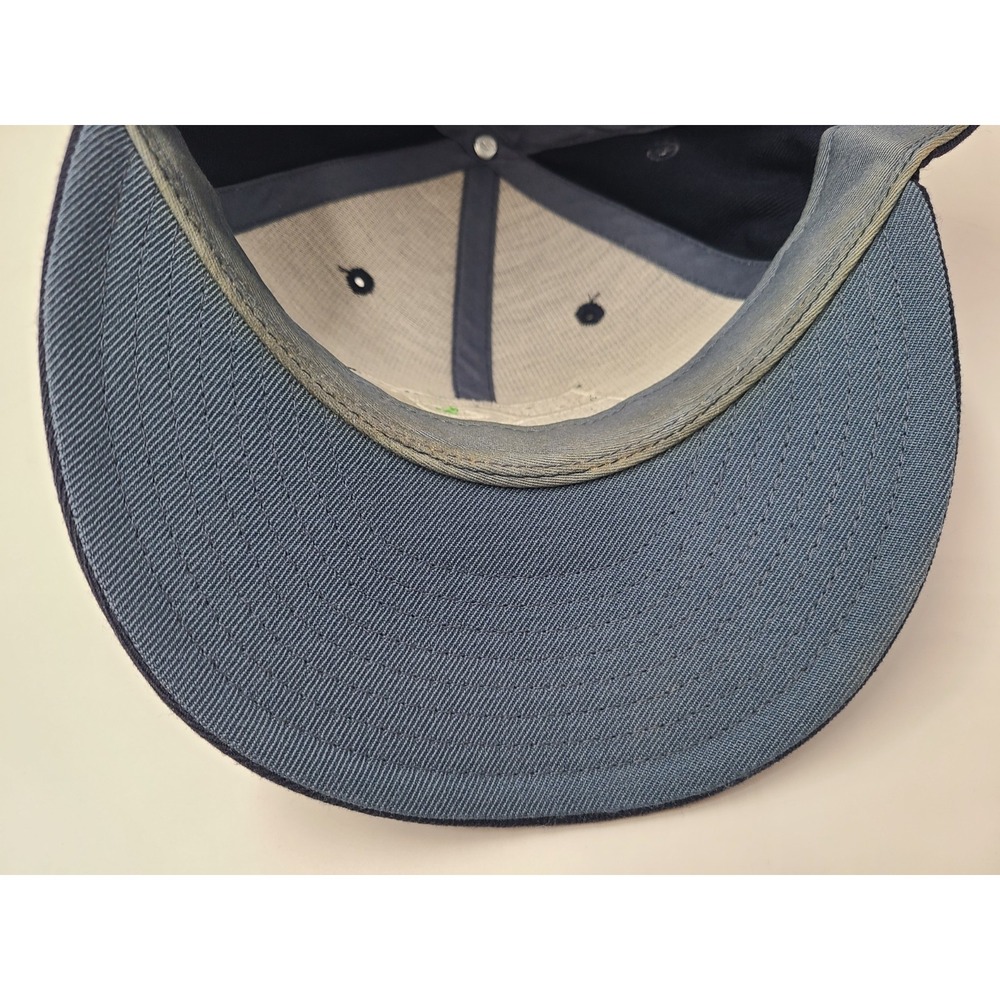 Seattle Seahawks Reebok Fitted 7 7/8 Hat Cap Wool Men Women NFL Football Blue - Picture 10 of 14